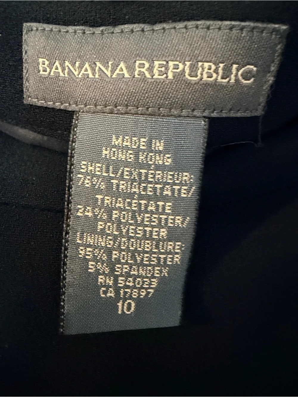 Banana Republic Black A-Line Skirt